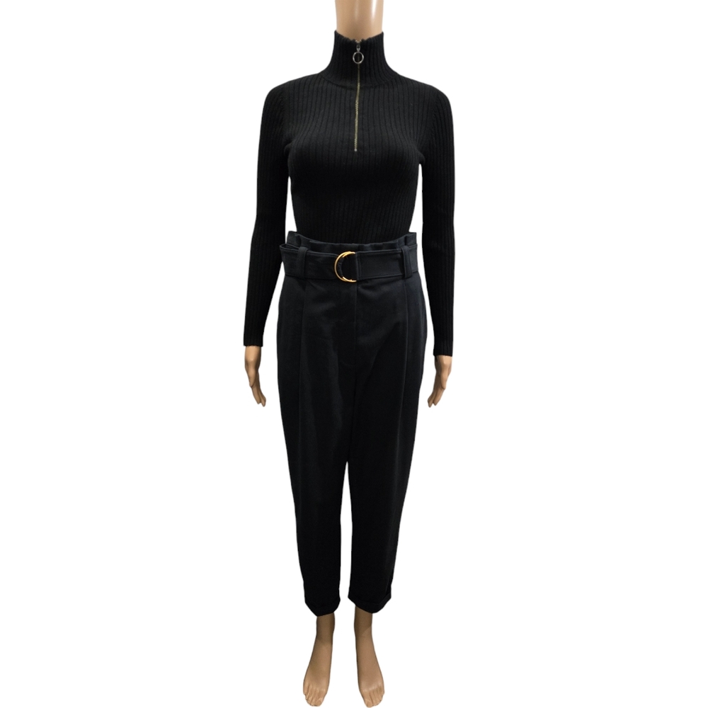 A.L.C. Diego Tapered Paperbag Trousers Size 2-6 - Picture 5 of 13